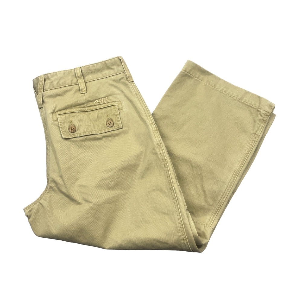 Mountain Khakis 8 Womens Cargo Capris Beige Pockets Zipper‎